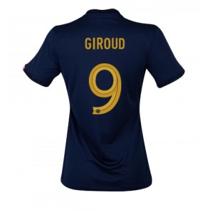 Francie Olivier Giroud #9 Dámské Domácí Dres MS 2022 Krátký Rukáv